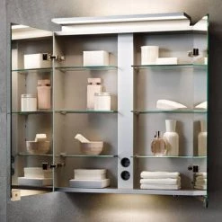 Keuco Royal L1 650mm 2-Door LED Mirror Cabinet -Victorian Plumbing Shop 13602171331 D1 460 1