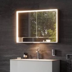 Keuco Royal Lumos 1000mm LED Illuminated Mirror Cabinet -Victorian Plumbing Shop 14304171331 D1 460