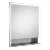 Keuco Royal Lumos Semi-Recessed LED Illuminated Mirror Cabinet