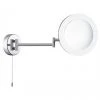 Searchlight IP44 Chrome Illuminated Adjustable Bathroom Mirror - 1456CC -Victorian Plumbing Shop 1456CC P