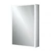 HIB Qubic 50 LED Aluminium Mirror Cabinet - 46400 -Victorian Plumbing Shop 46400 P