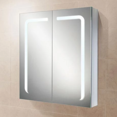46900_P.jpg HIB Stratus 60 LED Demisting Aluminium Mirror Cabinet - 46900 -Victorian Plumbing Shop 46900 P