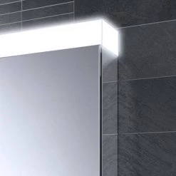 HIB Apex 100 LED Illuminated Mirror Cabinet - 47300 -Victorian Plumbing Shop 47300 d2 460