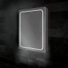 HIB Vapor 50 LED Illuminated Aluminium Mirror Cabinet - 51400 -Victorian Plumbing Shop 51400 P