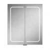 HIB Vapor 60 LED Illuminated Aluminium Mirror Cabinet - 51500 -Victorian Plumbing Shop 51500 P