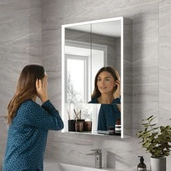HIB Verve 60 LED Illuminated Mirror Cabinet - 52800