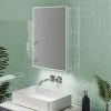HIB Exos 50 LED Illuminated Mirror Cabinet - 53500 -Victorian Plumbing Shop 53500 P