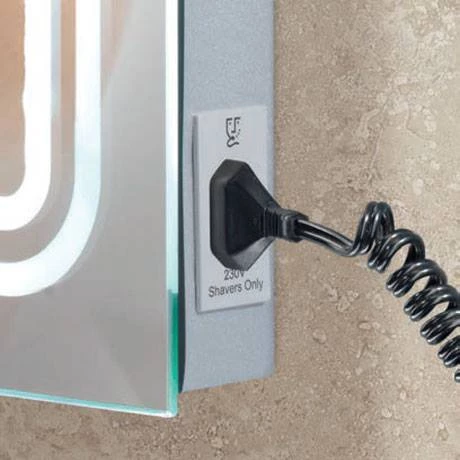 77419000_D1_460.jpg HIB Astral LED Mirror with Charging Socket - 77450000 -Victorian Plumbing Shop 77419000 D1 460