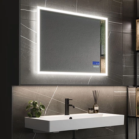 78723000_P.jpg HIB Globe Plus 80 Bluetooth LED Illuminated Mirror - 78723000 -Victorian Plumbing Shop 78723000 P