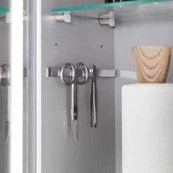 Villeroy and Boch H746 x W1207mm My View One LED Illuminated Mirror Cabinet - A440G200 -Victorian Plumbing Shop A440G200 D2 460