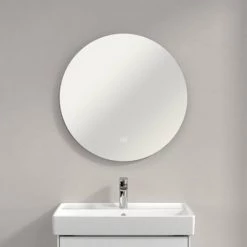 Villeroy and Boch More To See Lite Round LED Mirror -Victorian Plumbing Shop A4606800 D1 460