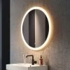 Arezzo 800mm Large Round LED Illuminated Anti-Fog Mirror -Victorian Plumbing Shop AZ045 n p