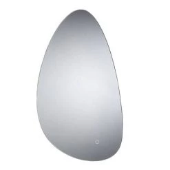 Arezzo 550 x 800mm Teardrop LED Backlit Bathroom Mirror with Anti-Fog -Victorian Plumbing Shop AZ1703MB D2 460