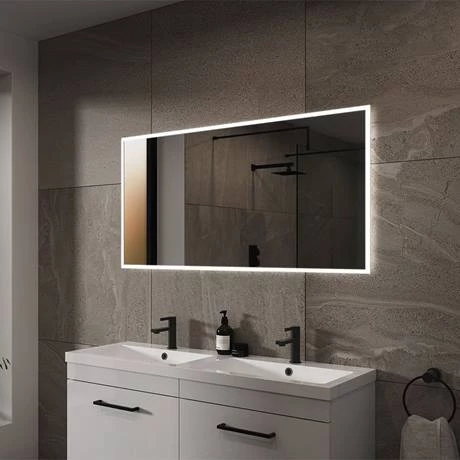 AZ6270MB_D1_460-2.jpg Arezzo 1200 x 600mm LED Illuminated Bathroom Mirror with Shaver Socket & Anti-Fog -Victorian Plumbing Shop AZ6270MB D1 460 2