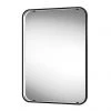 Arezzo Matt Black 500 x 700mm Rectangular LED Illuminated Bathroom Mirror with Infrared Sensor & Anti-Fog -Victorian Plumbing Shop AZ8910MB P