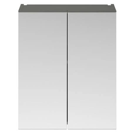 AZG62MC_d1_460.jpg Arezzo 600 Matt Grey 2-Door Mirror Cabinet -Victorian Plumbing Shop AZG62MC d1 460