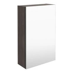 Brooklyn 450mm Grey Avola Bathroom Mirror Unit