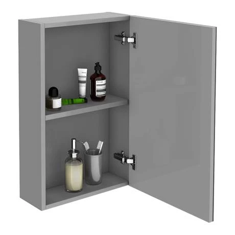 B45MGM_d2_460.jpg Brooklyn 450mm Grey Mist Bathroom Mirror Unit -Victorian Plumbing Shop B45MGM d2 460