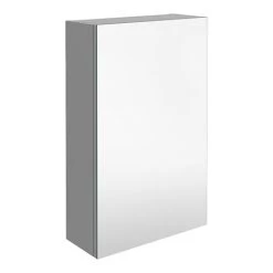 Brooklyn 450mm Grey Mist Bathroom Mirror Unit