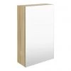 Brooklyn 450mm Natural Oak Bathroom Mirror Unit -Victorian Plumbing Shop B45MNO np