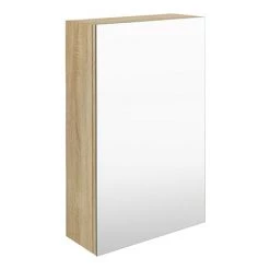 Brooklyn 450mm Natural Oak Bathroom Mirror Unit