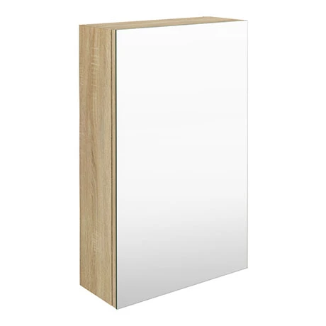 B45MNO_np.jpg Brooklyn 450mm Natural Oak Bathroom Mirror Unit -Victorian Plumbing Shop B45MNO np