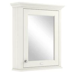 Bayswater Pointing White 600mm Mirror Wall Cabinet