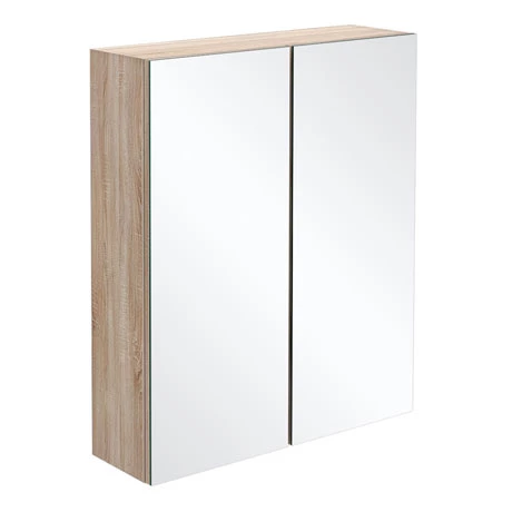 Brooklyn-Natural-Oak-600mm-Bathroom-Mirror-Cabinet-nw-p.jpg Brooklyn Natural Oak 600mm Bathroom Mirror Cabinet - 2 Door -Victorian Plumbing Shop Brooklyn Natural Oak 600mm Bathroom Mirror Cabinet nw p