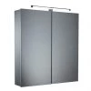 Tavistock Conduct Double Door Mirror Cabinet with LED Light -Victorian Plumbing Shop CO60AL P