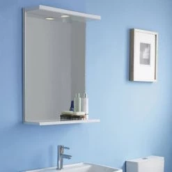 Cove White Illuminated Mirror (550mm Wide) -Victorian Plumbing Shop CV112 nd2 460