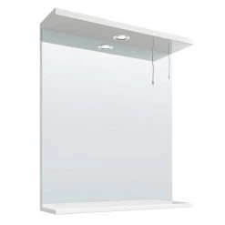 Cove White Illuminated Mirror (650mm Wide)