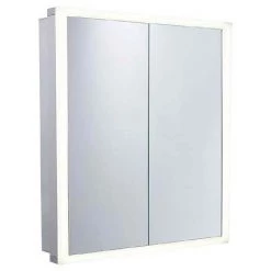 Roper Rhodes Contrast Double Door Illuminated Mirror Cabinet - CTC065