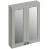 Burlington 60 2-Door Mirror Cabinet - Dark Olive -Victorian Plumbing Shop F6MO P
