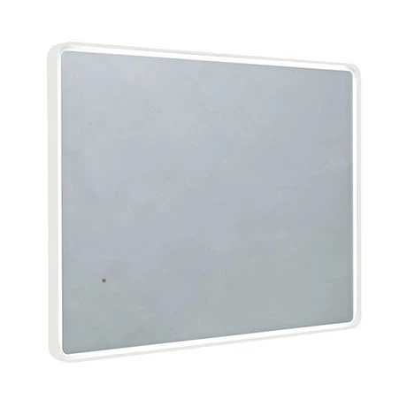 FR60SW_P.jpg Roper Rhodes Frame 600mm LED Illuminated Rectangular Mirror - Gloss White - FR60SW -Victorian Plumbing Shop FR60SW P