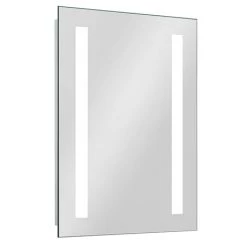 Brooklyn 390 x 500mm Battery Operated Illuminated LED Mirror