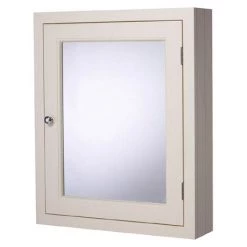 Roper Rhodes Hampton 565mm Mirror Cabinet - Chalk White