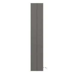 Keswick Grey 600mm Traditional Wall Hung 2 Door Mirror Cabinet -Victorian Plumbing Shop KES GRY 2DM D3 460