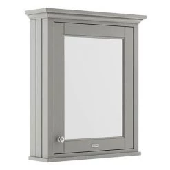Old London 600mm Mirror Cabinet - Storm Grey - LON214