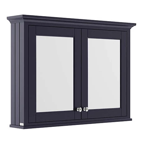 LON317_P.jpg Old London 1050mm Mirror Cabinet - Twilight Blue - LON317 -Victorian Plumbing Shop LON317 P