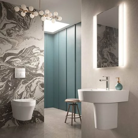 LQ083_D1_460.jpg Hudson Reed Glamour LED Touch Sensor Mirror with Demister Pad - LQ083 -Victorian Plumbing Shop LQ083 D1 460