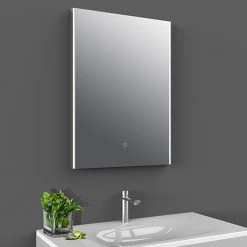 Hudson Reed Reverie 500mm LED Touch Sensor Mirror with Demister Pad - LQ503