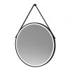 Arezzo Matt Black 800mm Round LED Illuminated Anti-Fog Bathroom Mirror 3 Arezzo Matt Black 800mm Round LED Illuminated Anti-Fog Bathroom Mirror -Victorian Plumbing Shop LQ721 m