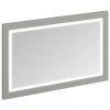 Burlington Framed 120 Mirror with LED Illumination - Dark Olive