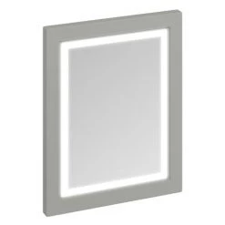 Burlington Framed 60 Mirror with LED Illumination - Dark Olive
