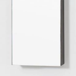 800mm Slimline Mirror Cabinet Dark Oak -Victorian Plumbing Shop M800DO D3 460