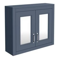 Chatsworth 690mm Blue 2-Door Mirror Cabinet 3 Chatsworth 690mm Blue 2-Door Mirror Cabinet -Victorian Plumbing Shop MCABBLU n d3 460