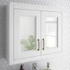 Chatsworth 690mm White 2-Door Mirror Cabinet -Victorian Plumbing Shop MCABWHT n p