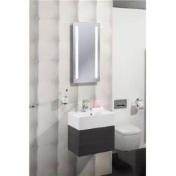 Crosswater - Elite 50 LED Back Lit Mirror with Demister Pad - ME8050B -Victorian Plumbing Shop ME8040B D1N 375