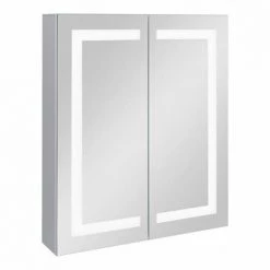 Toreno 600x700mm LED Illuminated 2-Door Mirror Cabinet incl. Motion Sensor - MIR014 -Victorian Plumbing Shop MIR014 nd1 460
