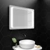Toreno 800x600mm LED Illuminated Bathroom Mirror inc. Anti-Fog & Touch Sensor - MIR019 -Victorian Plumbing Shop MIR019 P1